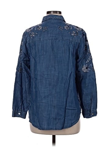 J.Jill 3/4 Sleeve Button-Down Shirt (view 2)