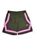 Nike 100% Polyester Color Block Green Athletic Shorts Size XL - photo 1