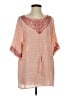 One September 100% Polyester Pink 3/4 Sleeve Blouse Size S - photo 1