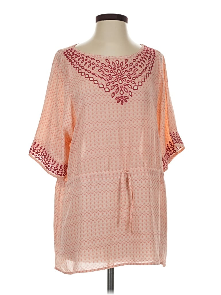 Pre-owned One September 3/4 Sleeve Blouse In Pink