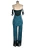Free People Tweed Teal Jumpsuit Size M - photo 2