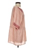 One September 100% Polyester Pink 3/4 Sleeve Blouse Size S - photo 4