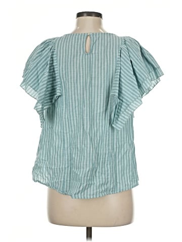 Listicle Short Sleeve Blouse (view 2)