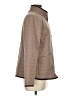 Susan Graver Argyle Brown Coat Size S - photo 4