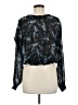 Sanctuary 100% Polyester Black Long Sleeve Blouse Size M - photo 2