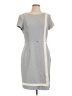 Studio One Graphic Gray Casual Dress Size 12 - photo 1