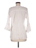 MONORENO 100% Cotton White 3/4 Sleeve Blouse Size M - photo 2