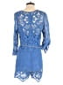 Miguelina 100% Rayon Blue Romper Size XS (0) - photo 2