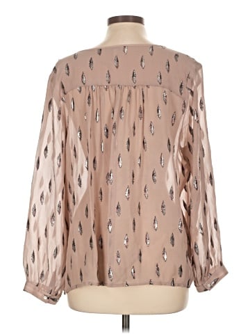 Joie Long Sleeve Silk Top (view 2)