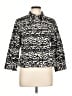 Ruby Rd. Print Black Jacket Size 12 - photo 1