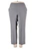 Alfred Dunner Solid Gray Dress Pants Size 18 - photo 1