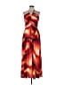 DKNY 100% Polyester Tie-dye Orange Cocktail Dress Size L - photo 1