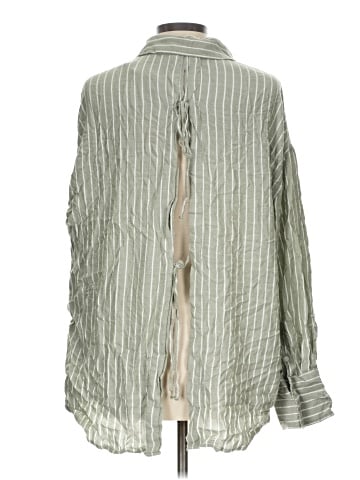 American Eagle Outfitters Long Sleeve Blouse (view 2)