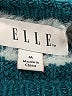 Elle Stripes Teal Turtleneck Sweater Size M - photo 7