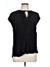 Daniel Rainn 100% Rayon Black Short Sleeve Blouse Size L - photo 1