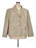 Kasper 100% Polyester Tan Blazer Size 24W - photo 1