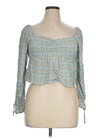 Rewind 3/4 Sleeve Blouse (view 1)