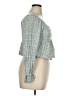 Rewind 100% Rayon Blue 3/4 Sleeve Blouse Size XL - photo 4
