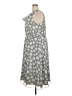 MSK 100% Polyester Polka Dots Gray Casual Dress Size 22 - photo 5
