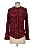Rails Animal Print Red Long Sleeve Blouse Size XS - photo 1