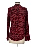 Rails Animal Print Red Long Sleeve Blouse Size XS - photo 2