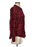 Rails Animal Print Red Long Sleeve Blouse Size XS - photo 4