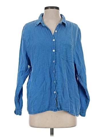 Subtle Luxury 3/4 Sleeve Button-Down Shirt (view 1)