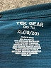Tek Gear Solid Teal Active T-Shirt Size 18 - 20 - photo 3