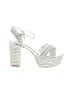 Schutz Silver Sandals Size 5 - photo 1