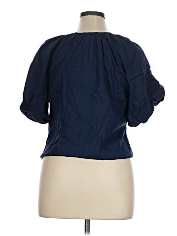 Calypso St. Barth Short Sleeve Blouse (view 2)