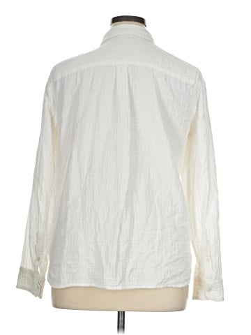 J.Crew Factory Store Long Sleeve Button-Down Shirt (view 2)