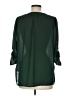 Fab'rik 100% Polyester Green 3/4 Sleeve Blouse Size M - photo 2