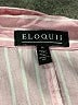 ELOQUII 100% Cotton Stripes White Pink Sleeveless Button-Down Shirt Size 16 Plus - photo 7