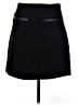 Theory Solid Black Wool Skirt Size 6 - photo 1