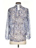 Veronica M. 100% Polyester Blue 3/4 Sleeve Blouse Size XS - photo 2