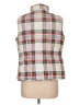 St. John's Bay 100% Polyester Plaid White Vest Size L - photo 2
