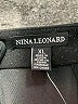 Nina Leonard Tweed Black Jumpsuit Size XL - photo 4