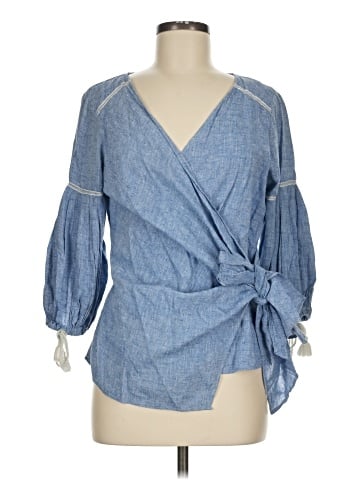 Zara Basic 3/4 Sleeve Blouse (view 1)