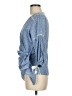 Zara Basic Blue 3/4 Sleeve Blouse Size M - photo 5
