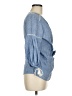 Zara Basic Blue 3/4 Sleeve Blouse Size M - photo 4