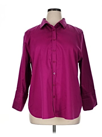 Chico's 3/4 Sleeve Button-Down Shirt (view 1)