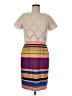 Weston 100% Polyester Color Block Tan Casual Dress Size 6 - photo 1