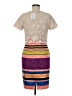 Weston 100% Polyester Color Block Tan Casual Dress Size 6 - photo 2