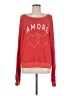 Wildfox Hearts Red Pullover Sweater Size M - photo 1