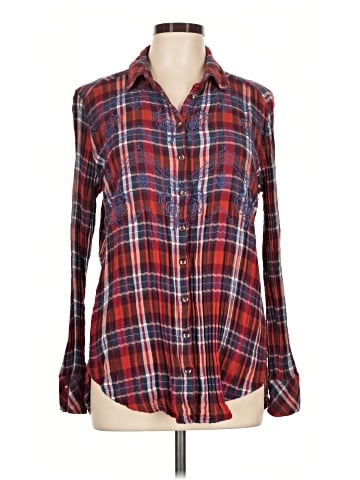 Free People Long Sleeve Button-Down Shirt (view 1)