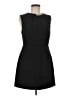 Milly Solid Black Cocktail Dress Size 6 - photo 1