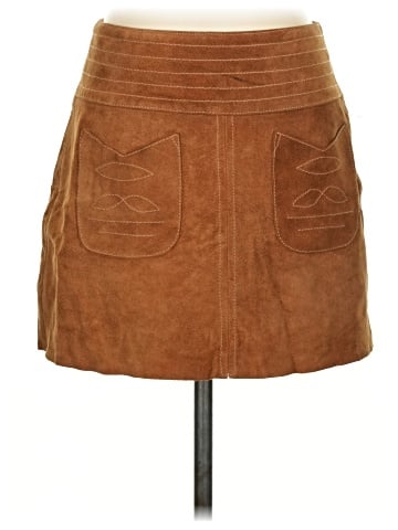 Free People Leather Skirt (view 1)