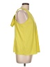 She + Sky 100% Polyester Yellow Sleeveless Blouse Size L - photo 4