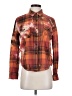 Assorted Brands Plaid Orange Long Sleeve Button-Down Shirt Size XS - photo 1