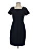 Ann Taylor Solid Black Casual Dress Size 2 Petite - photo 1